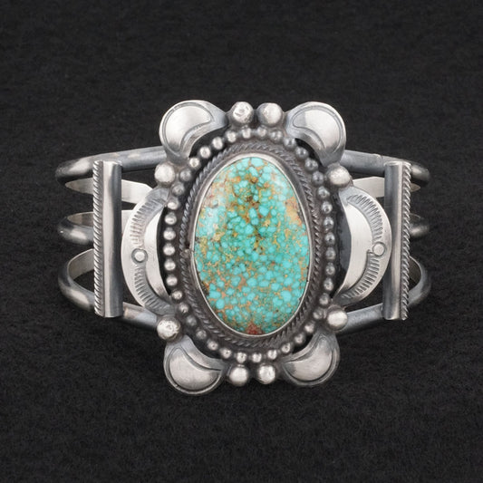 Leslie Nez Turquoise & Sterling Silver Bracelet