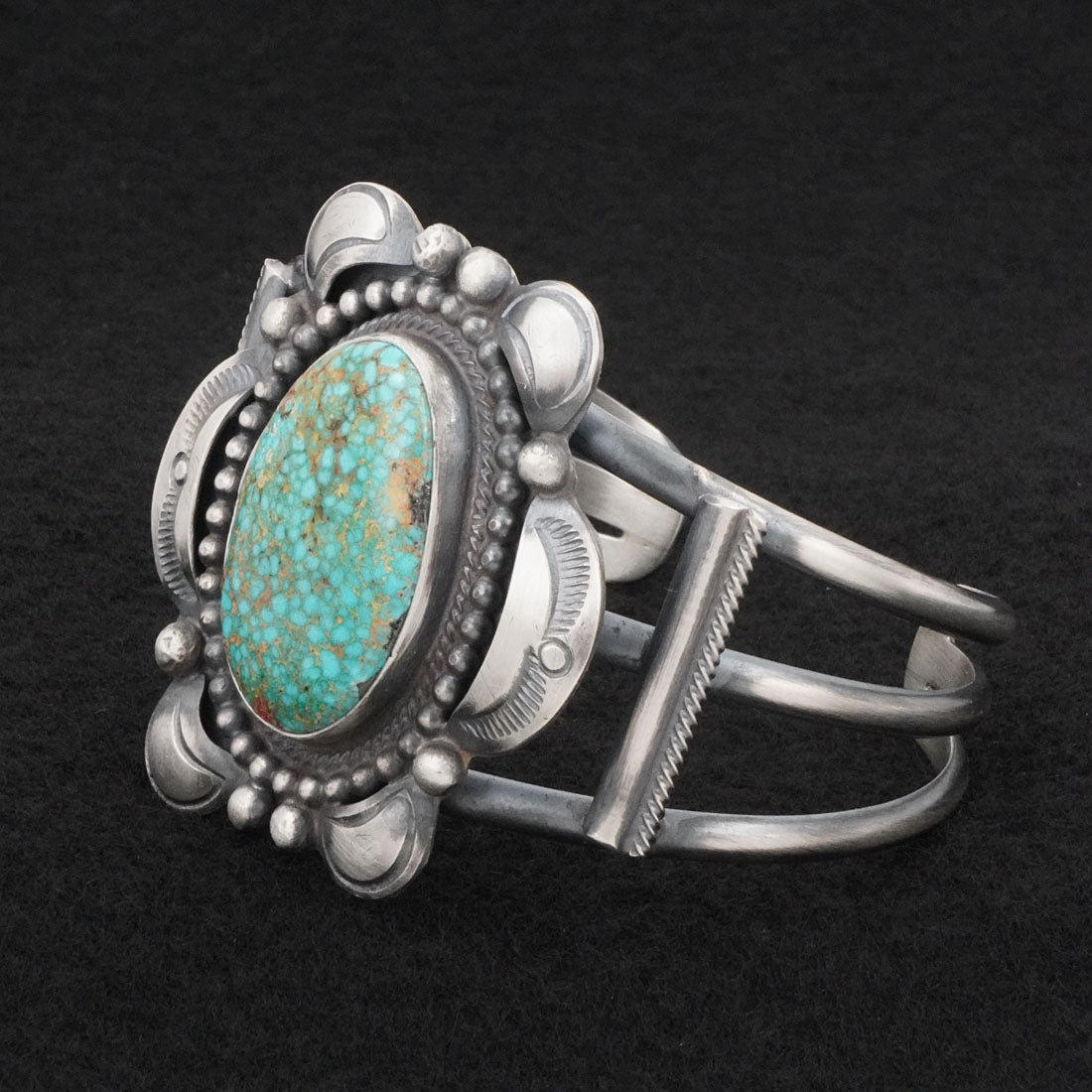 Leslie Nez Turquoise & Sterling Silver Bracelet