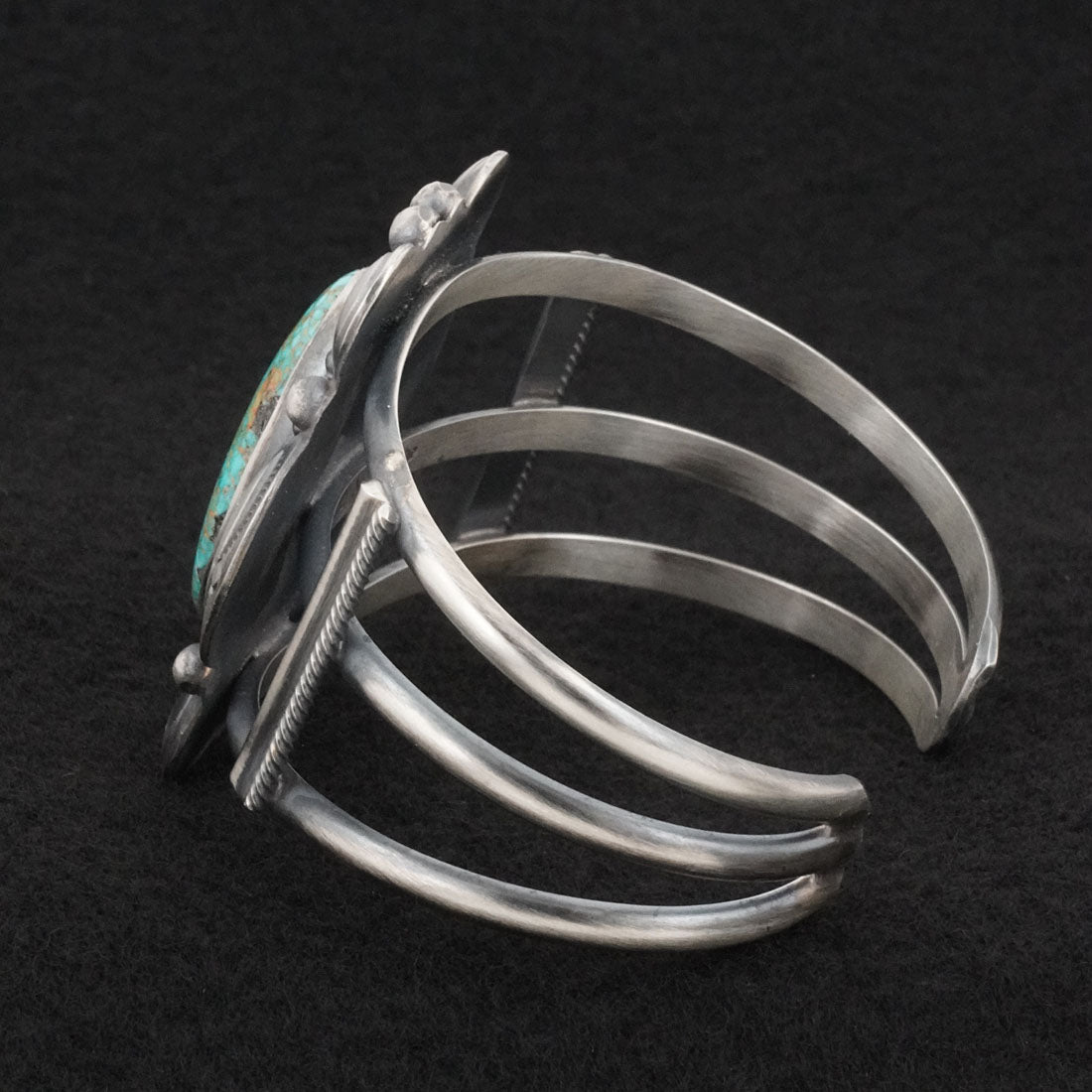 Leslie Nez Turquoise & Sterling Silver Bracelet