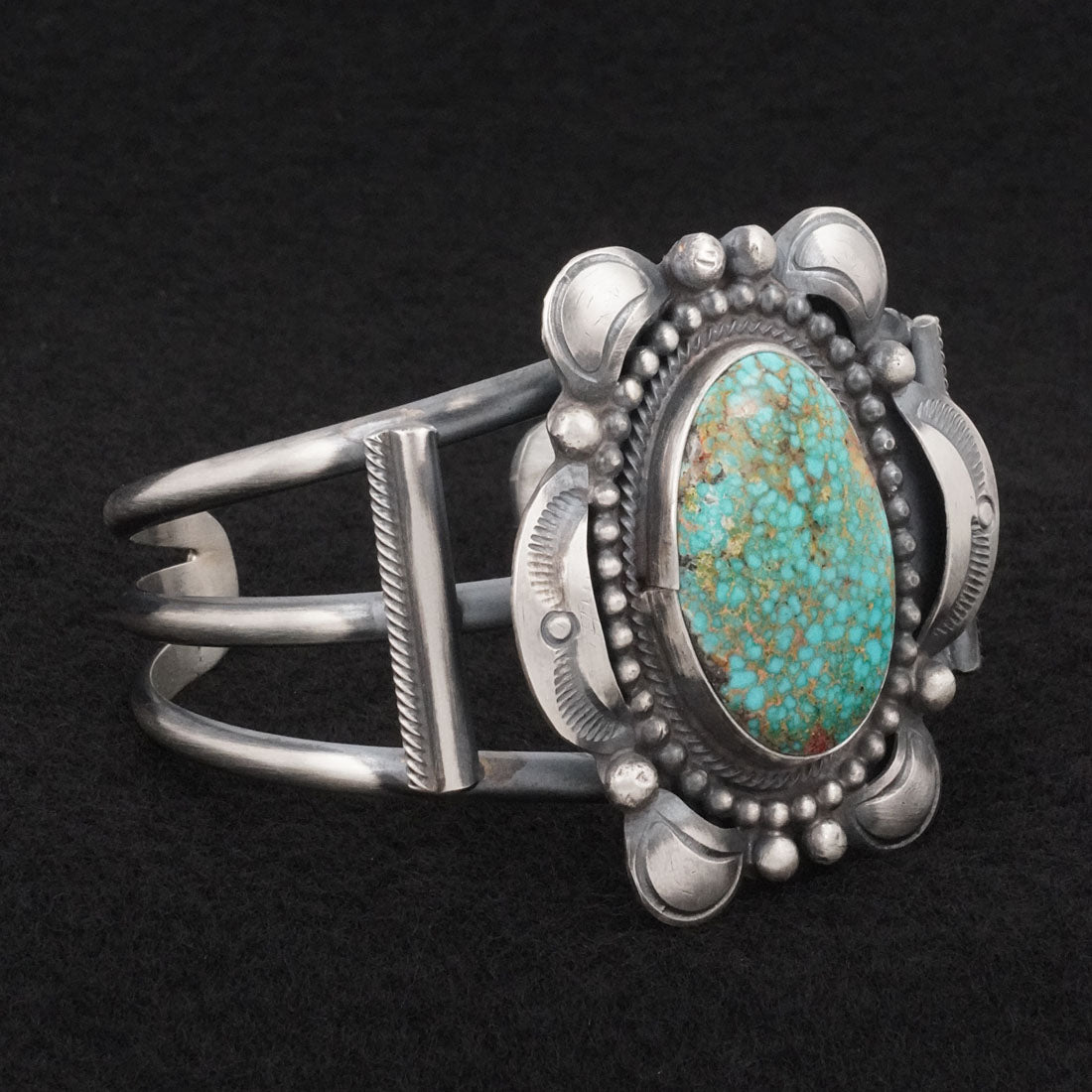Leslie Nez Turquoise & Sterling Silver Bracelet
