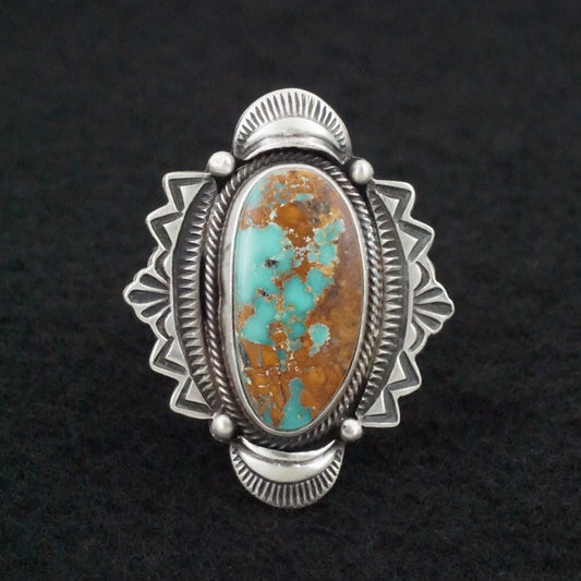 Randy Boyd Turquoise & Sterling Silver Ring Size 6.5