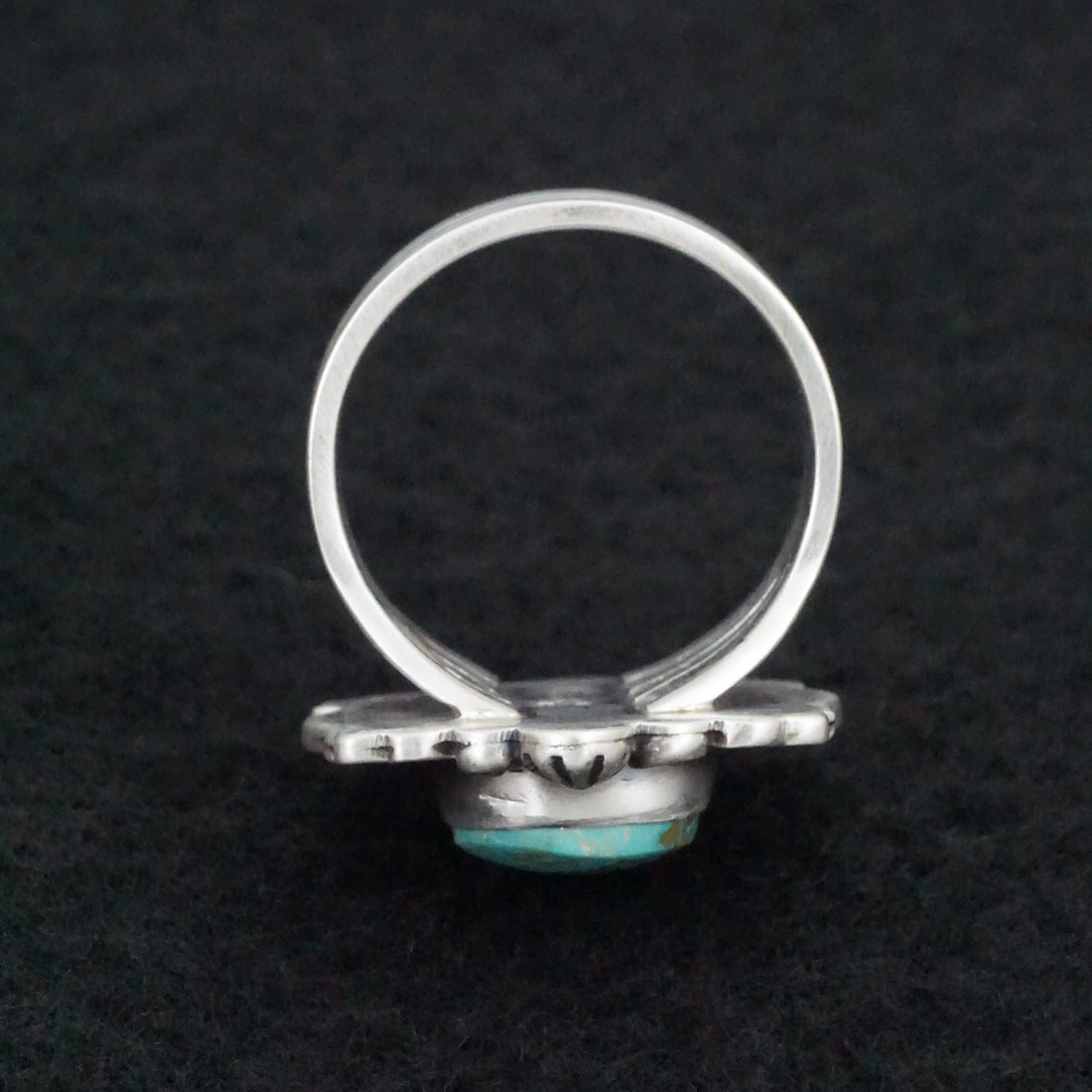 Randy Boyd Turquoise & Sterling Silver Ring Size 8.5