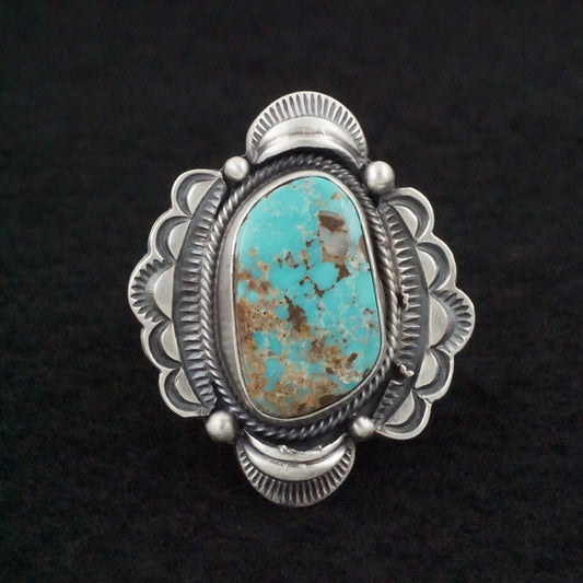 Randy Boyd Turquoise & Sterling Silver Ring Size 7.5