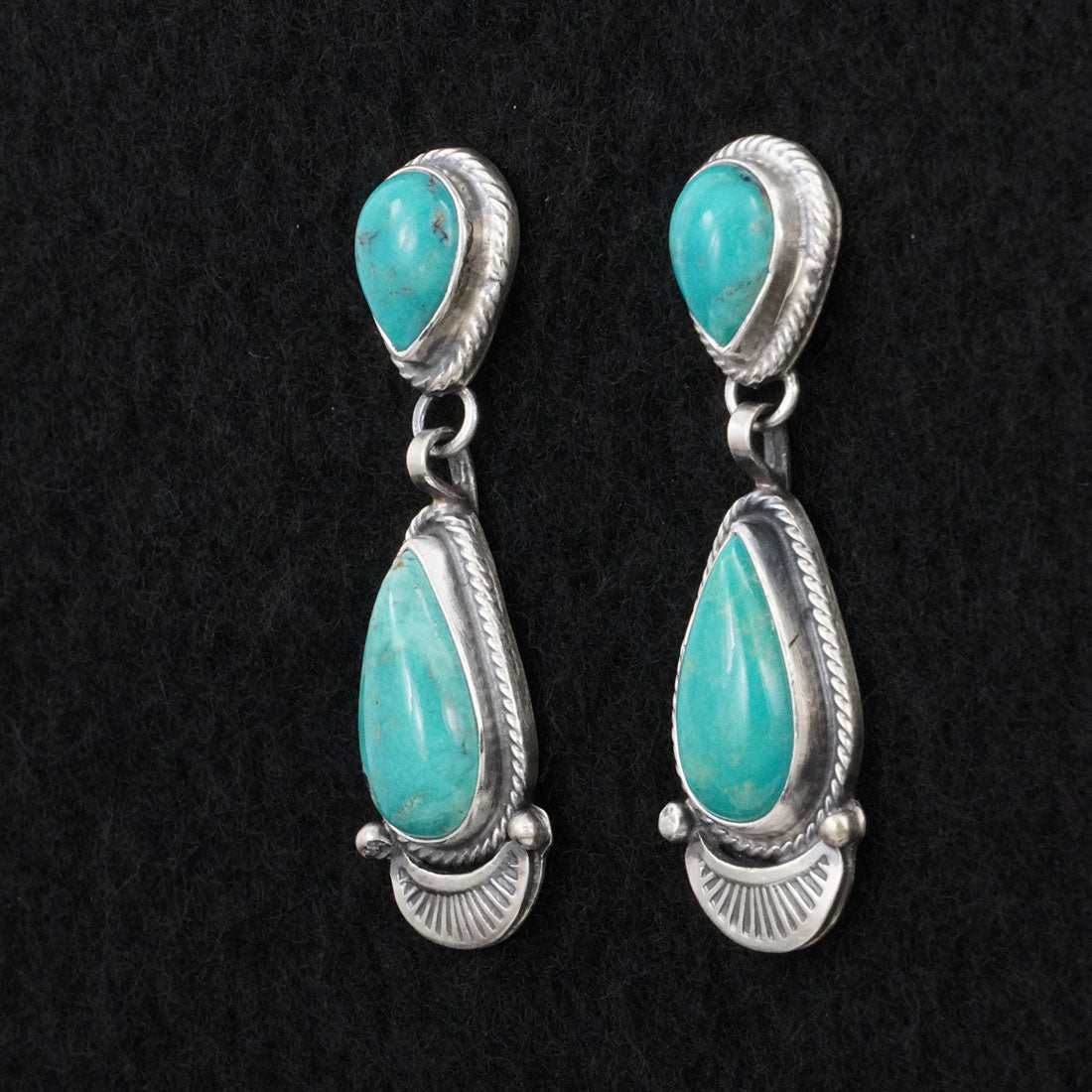 Thomas Francisco Turquoise & Sterling Silver Earrings