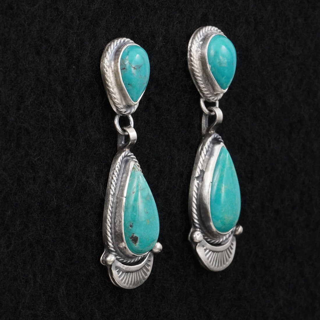 Thomas Francisco Turquoise & Sterling Silver Earrings