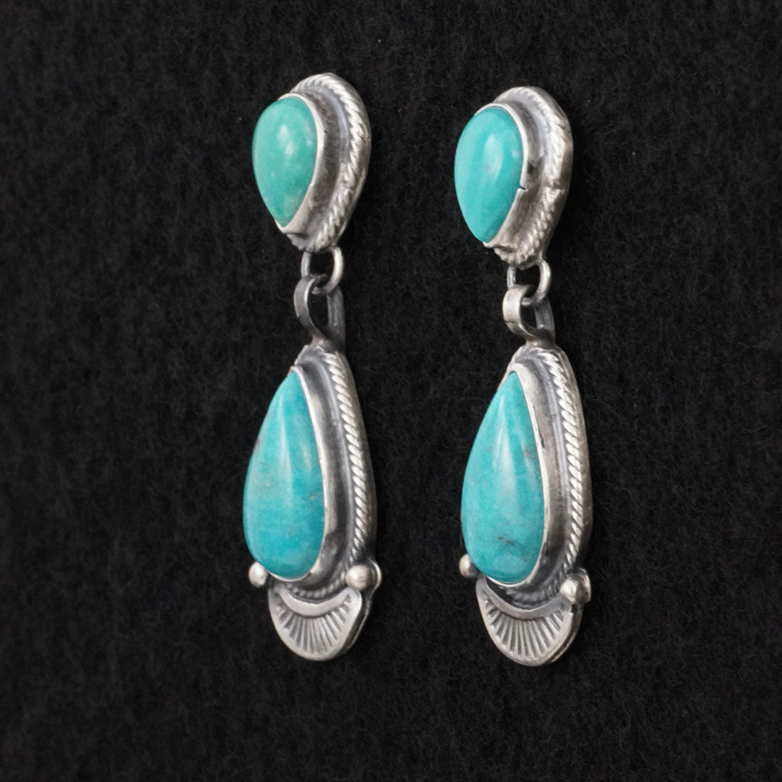 Thomas Francisco Turquoise & Sterling Silver Earrings