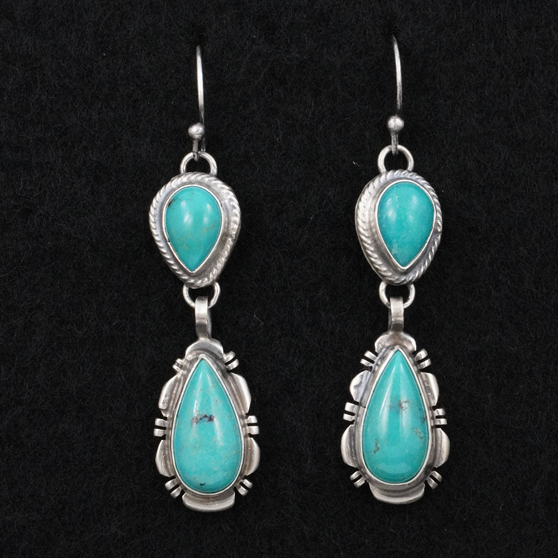 Thomas Francisco Turquoise & Sterling Silver Earrings