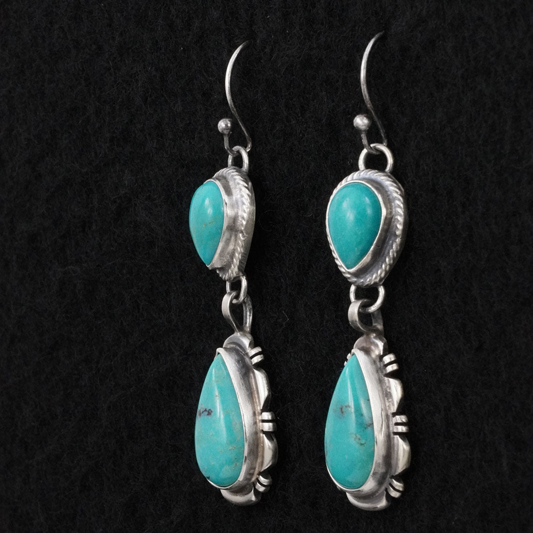 Thomas Francisco Turquoise & Sterling Silver Earrings