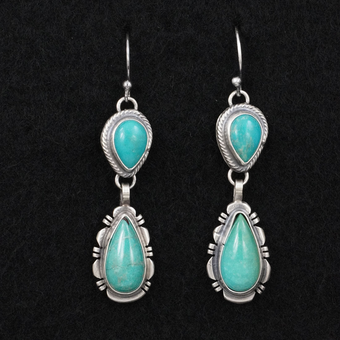Thomas Francisco Turquoise & Sterling Silver Earrings