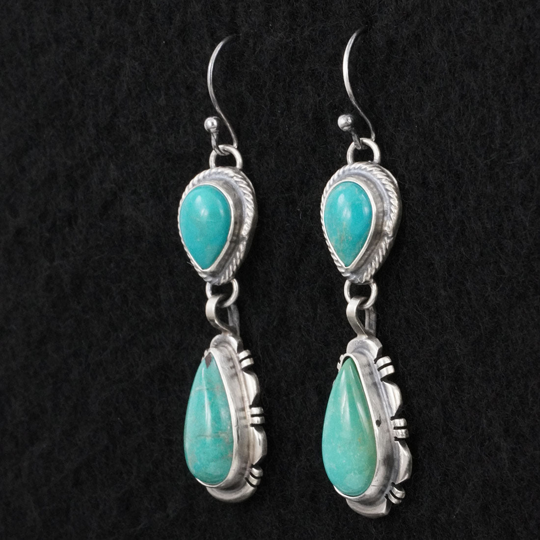 Thomas Francisco Turquoise & Sterling Silver Earrings