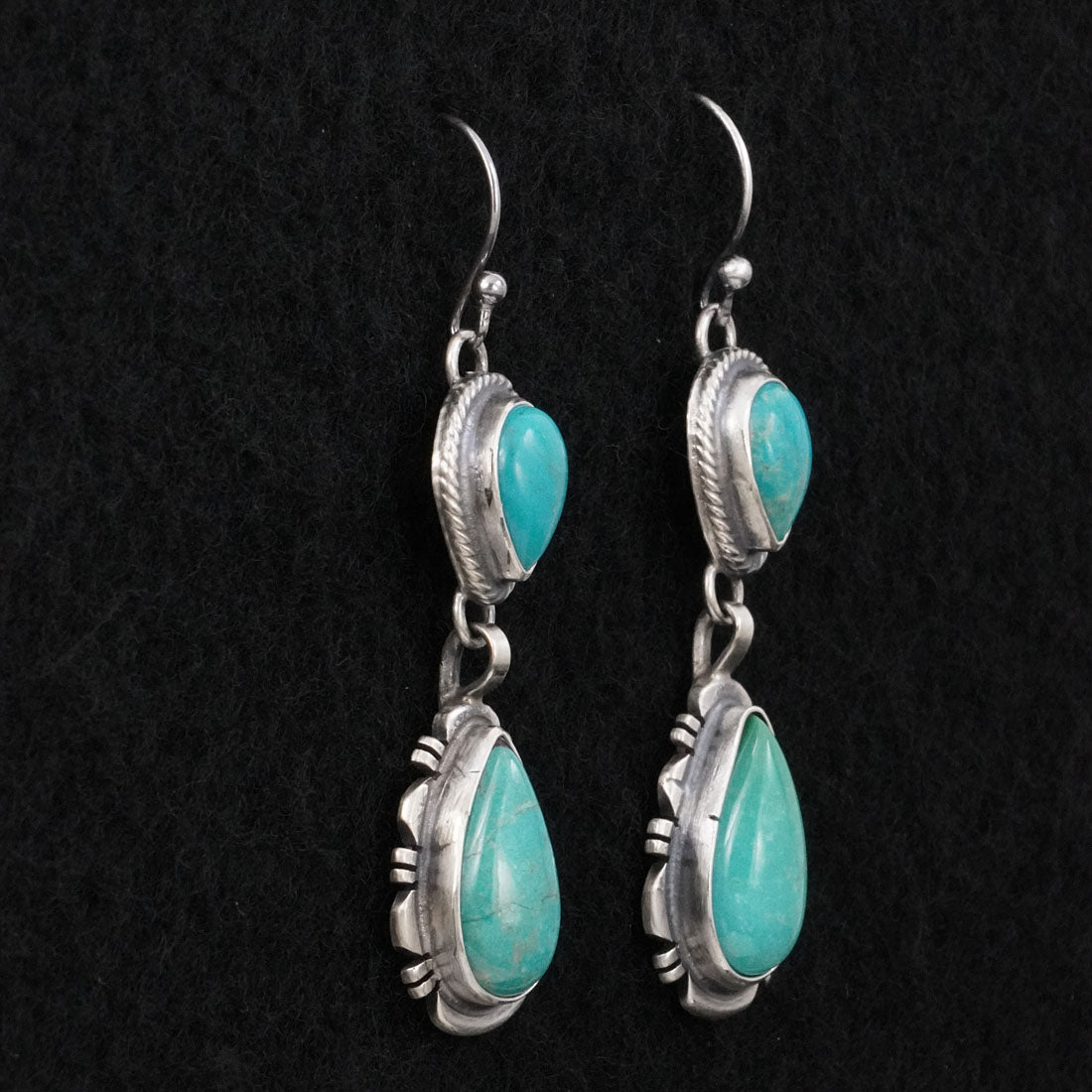 Thomas Francisco Turquoise & Sterling Silver Earrings