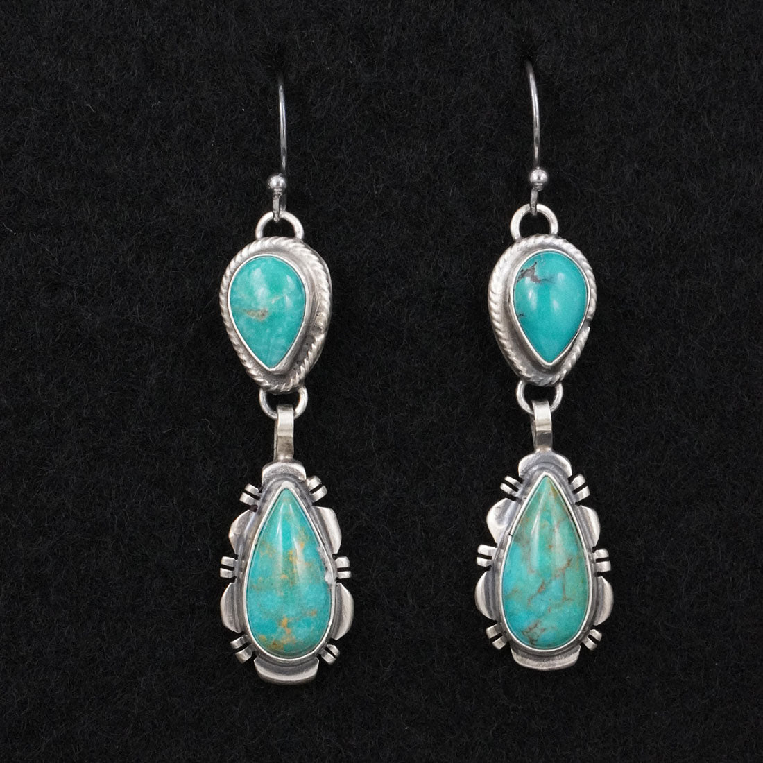 Thomas Francisco Turquoise & Sterling Silver Earrings