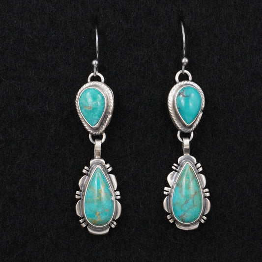 Thomas Francisco Turquoise & Sterling Silver Earrings