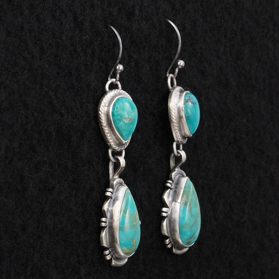 Thomas Francisco Turquoise & Sterling Silver Earrings