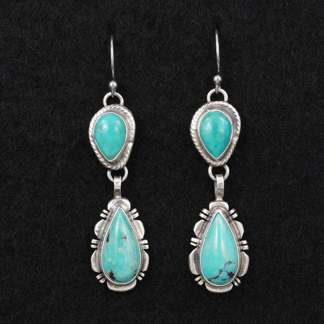 Thomas Francisco Turquoise & Sterling Silver Earrings