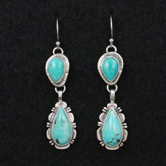 Thomas Francisco Turquoise & Sterling Silver Earrings