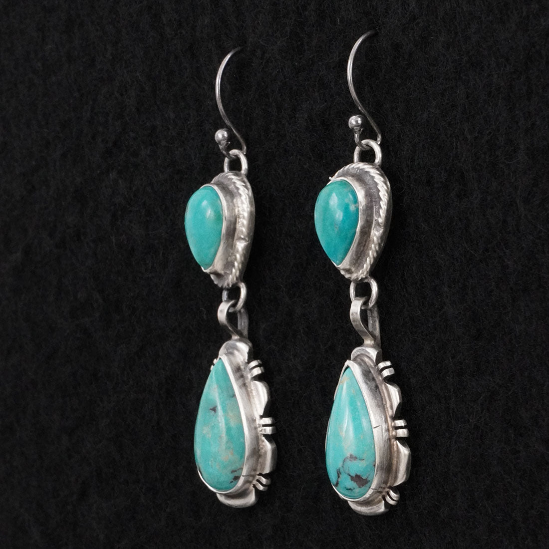 Thomas Francisco Turquoise & Sterling Silver Earrings
