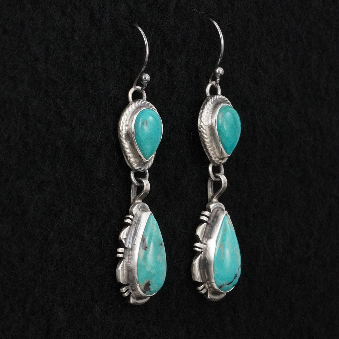 Thomas Francisco Turquoise & Sterling Silver Earrings