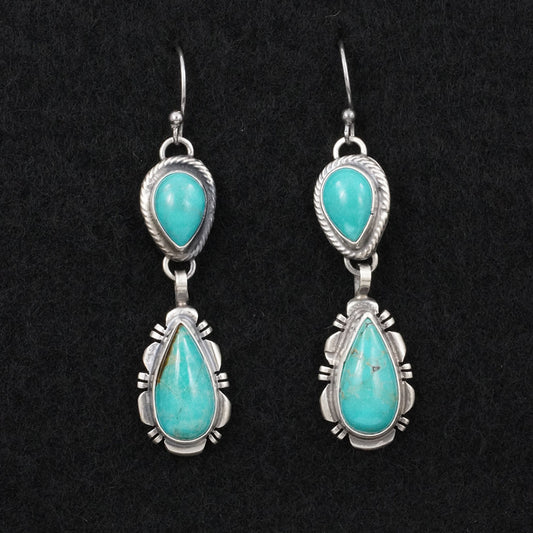 Thomas Francisco Turquoise & Sterling Silver Earrings
