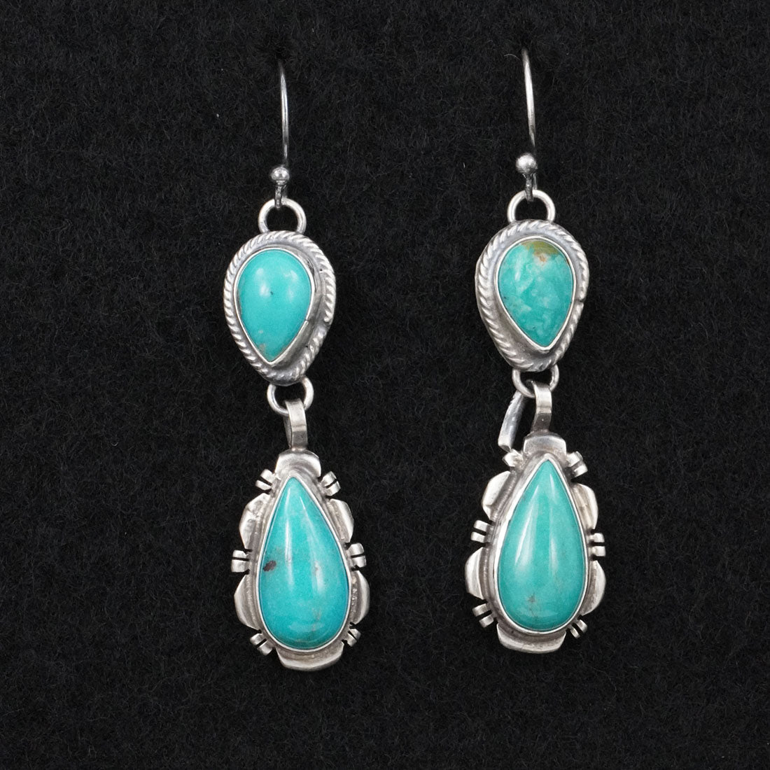Thomas Francisco Turquoise & Sterling Silver Earrings