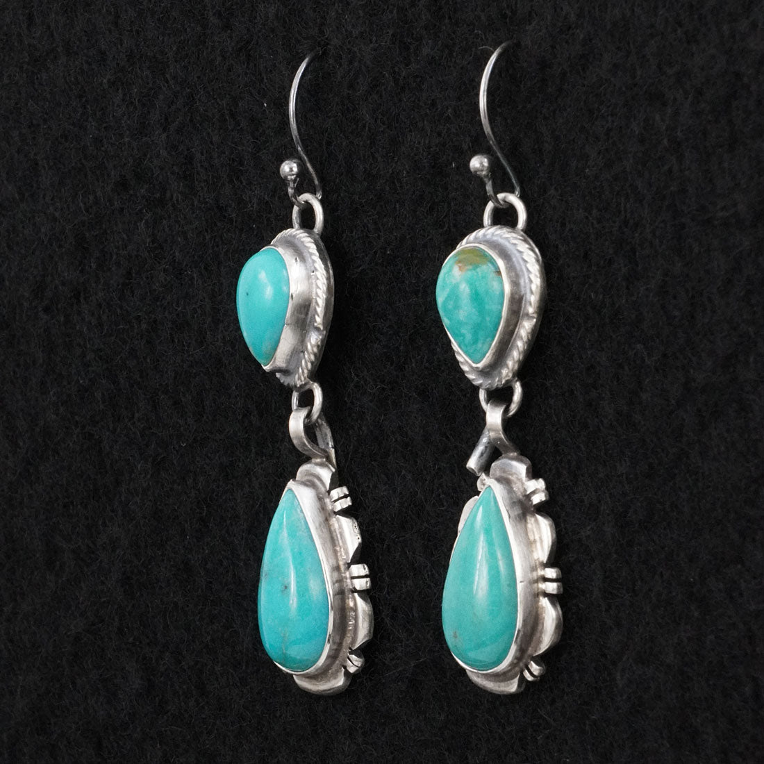 Thomas Francisco Turquoise & Sterling Silver Earrings