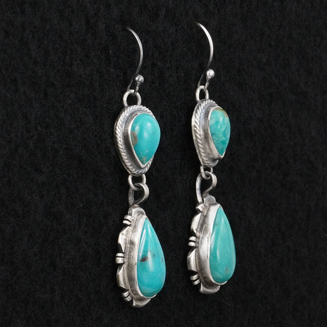 Thomas Francisco Turquoise & Sterling Silver Earrings