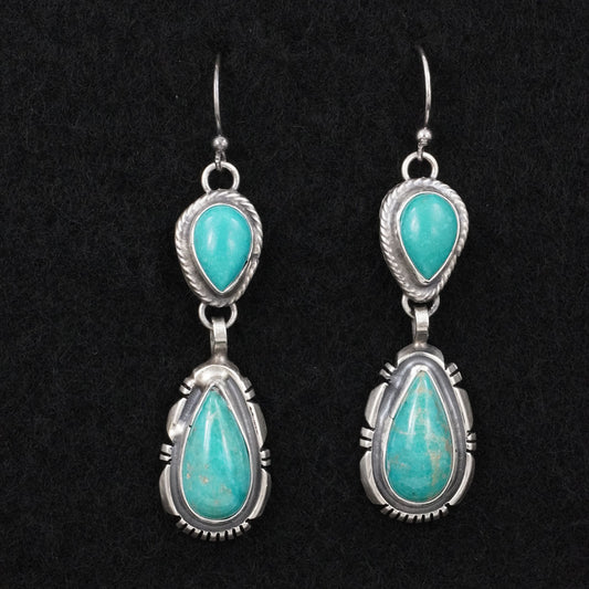 Thomas Francisco Turquoise & Sterling Silver Earrings