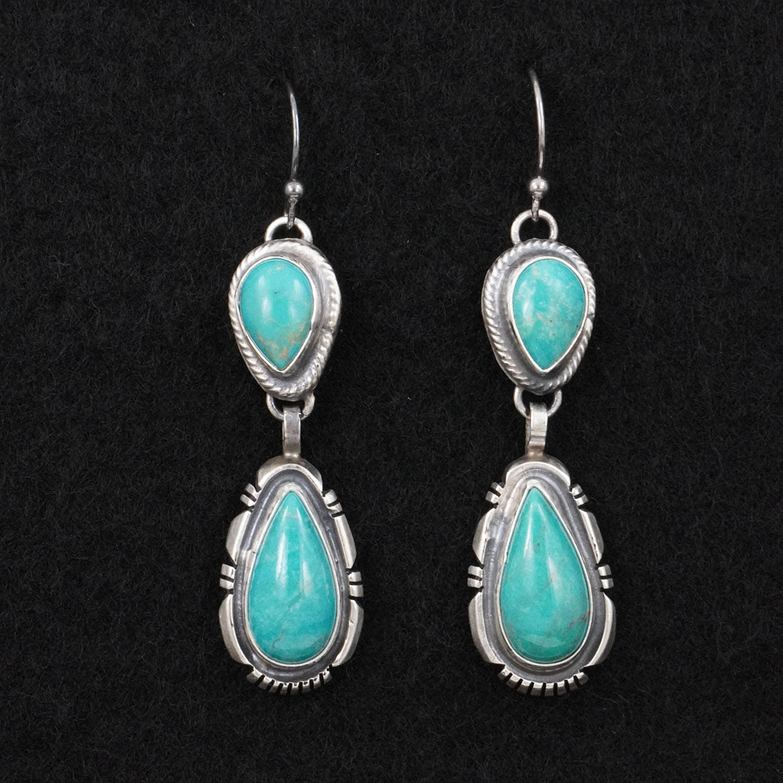 Thomas Francisco Turquoise & Sterling Silver Earrings