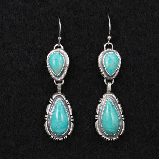 Thomas Francisco Turquoise & Sterling Silver Earrings