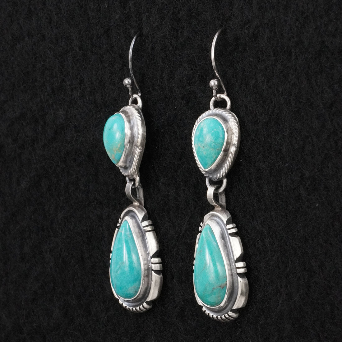 Thomas Francisco Turquoise & Sterling Silver Earrings