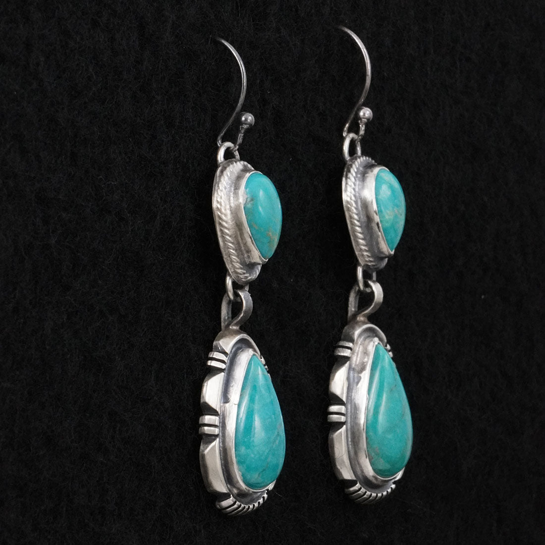 Thomas Francisco Turquoise & Sterling Silver Earrings