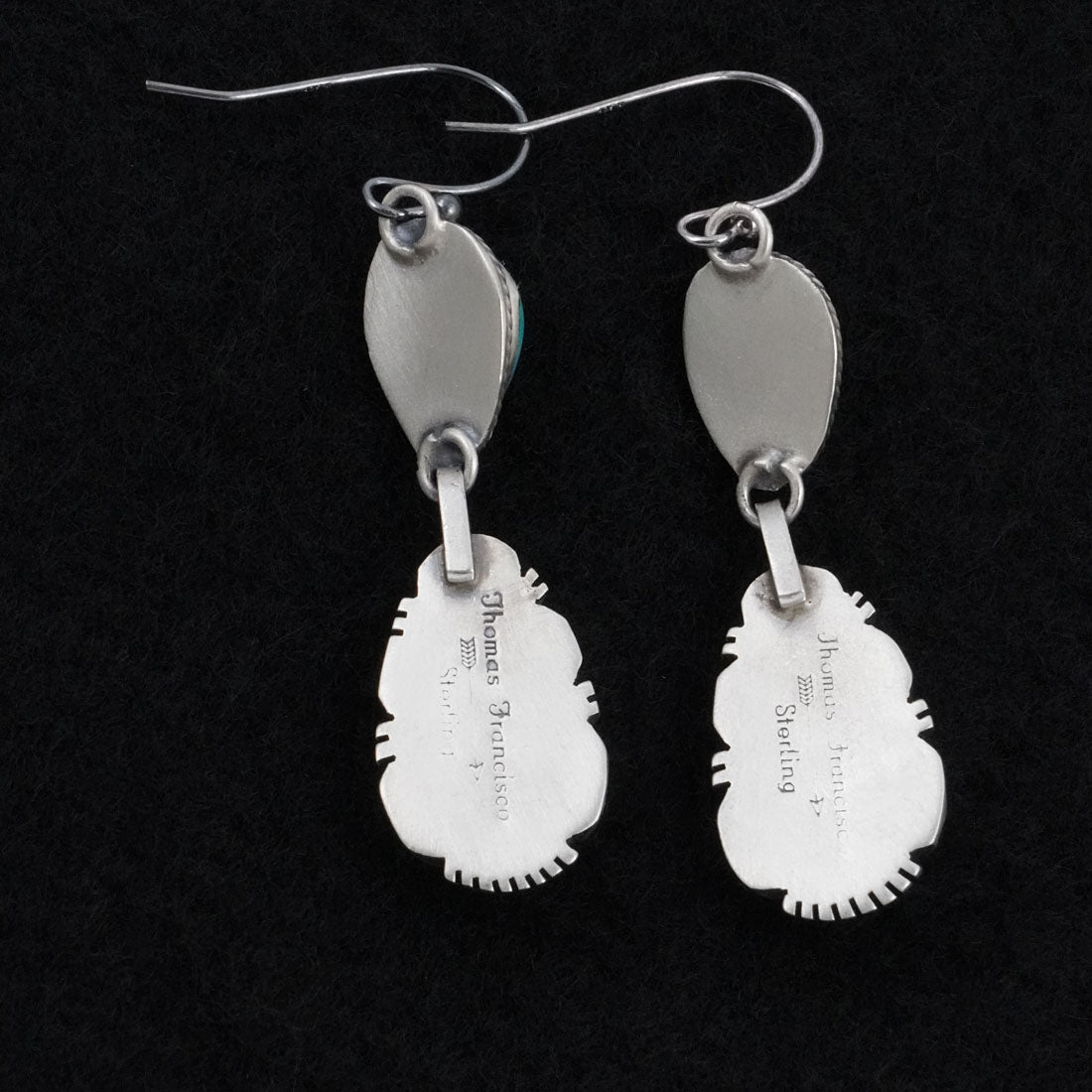 Thomas Francisco Turquoise & Sterling Silver Earrings