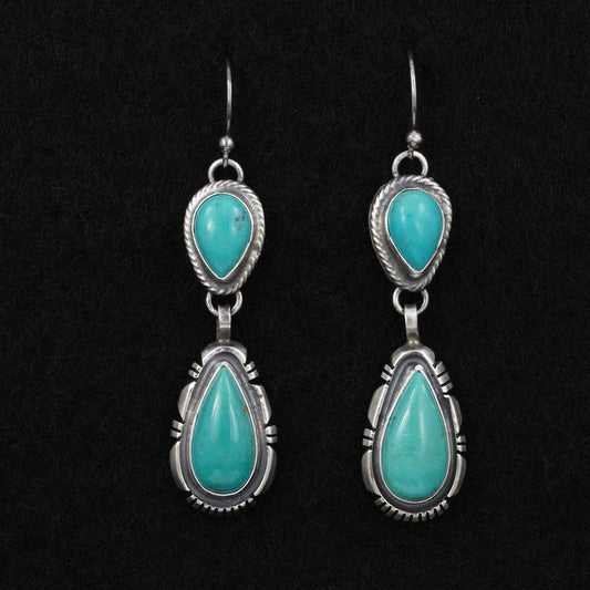 Thomas Francisco Turquoise & Sterling Silver Earrings