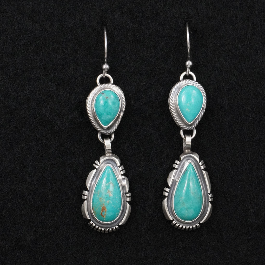 Thomas Francisco Turquoise & Sterling Silver Earrings