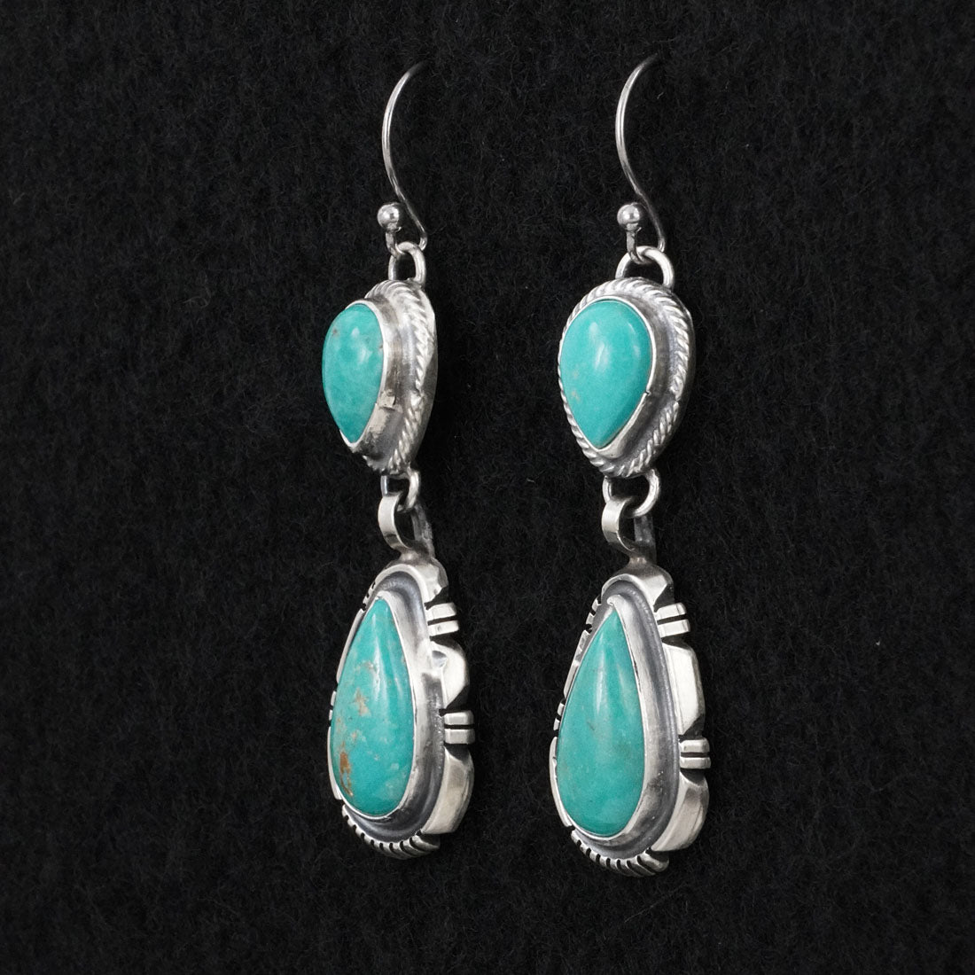 Thomas Francisco Turquoise & Sterling Silver Earrings