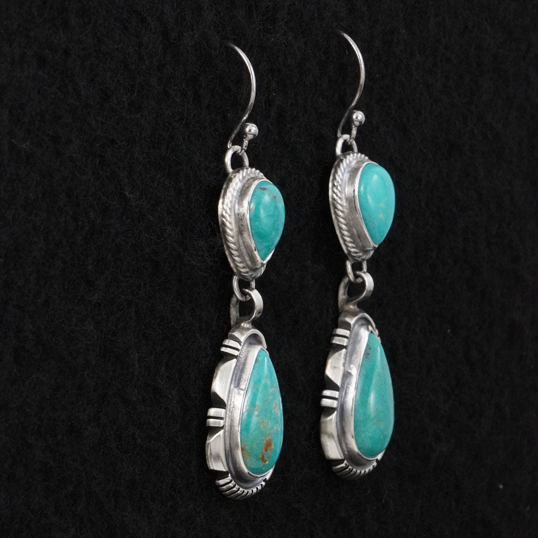 Thomas Francisco Turquoise & Sterling Silver Earrings