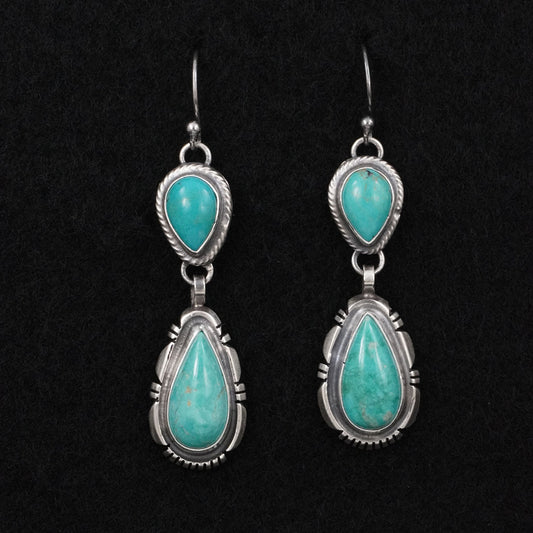 Thomas Francisco Turquoise & Sterling Silver Earrings