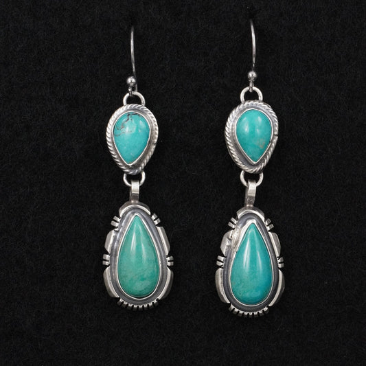 Thomas Francisco Turquoise & Sterling Silver Earrings