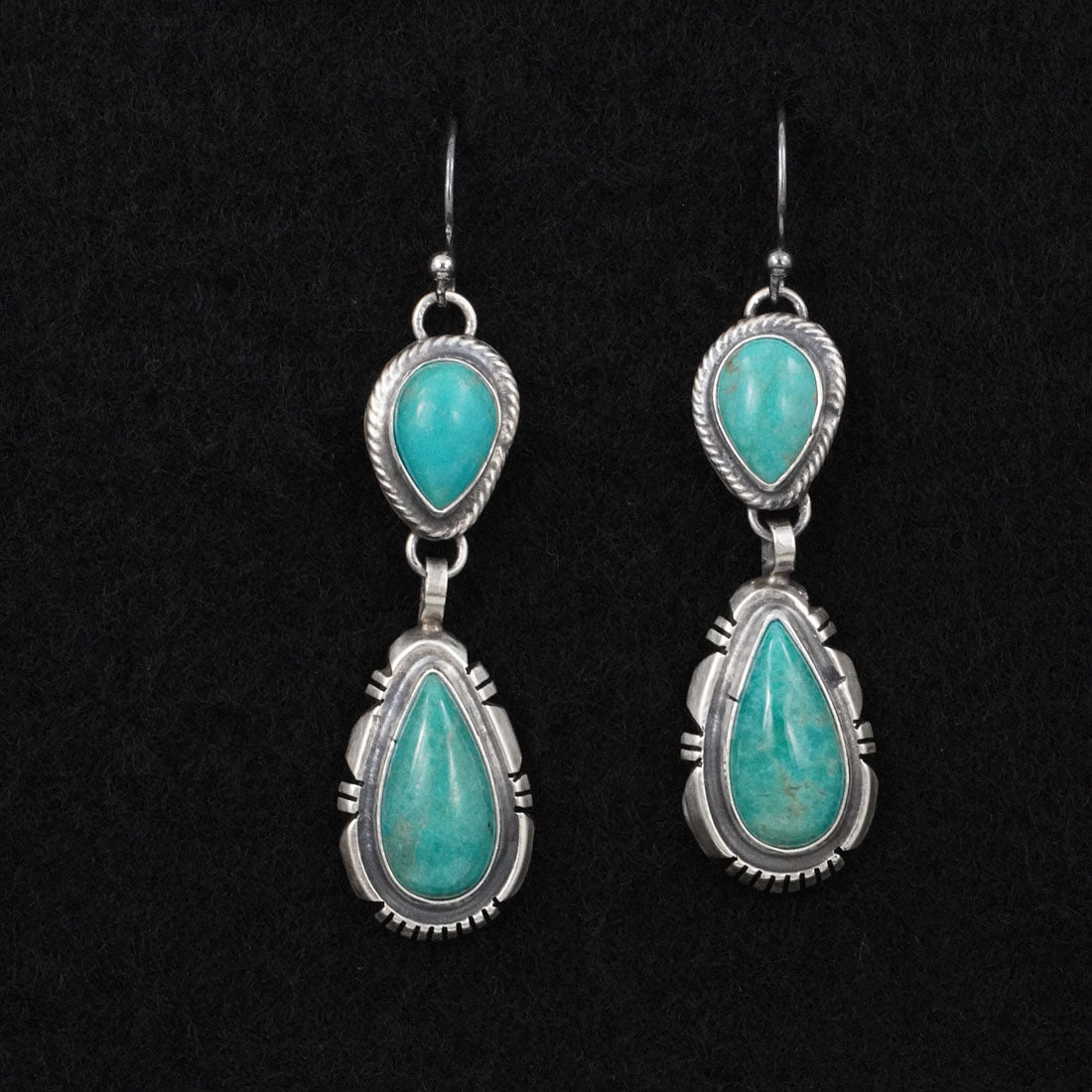Thomas Francisco Turquoise & Sterling Silver Earrings