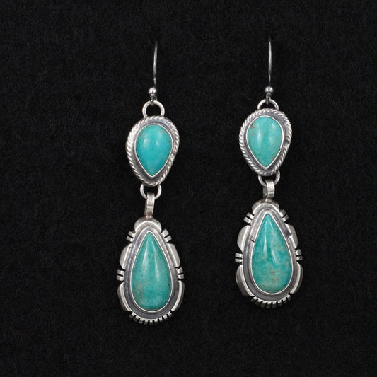 Thomas Francisco Turquoise & Sterling Silver Earrings