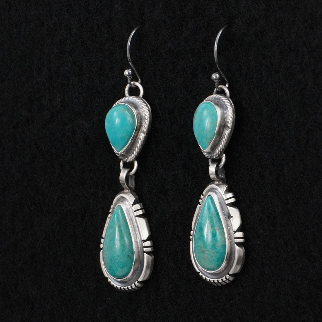 Thomas Francisco Turquoise & Sterling Silver Earrings