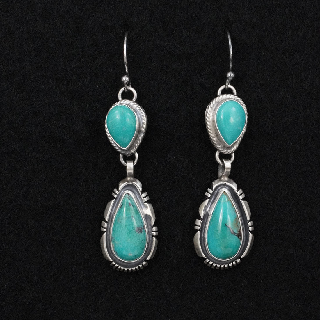 Thomas Francisco Turquoise & Sterling Silver Earrings