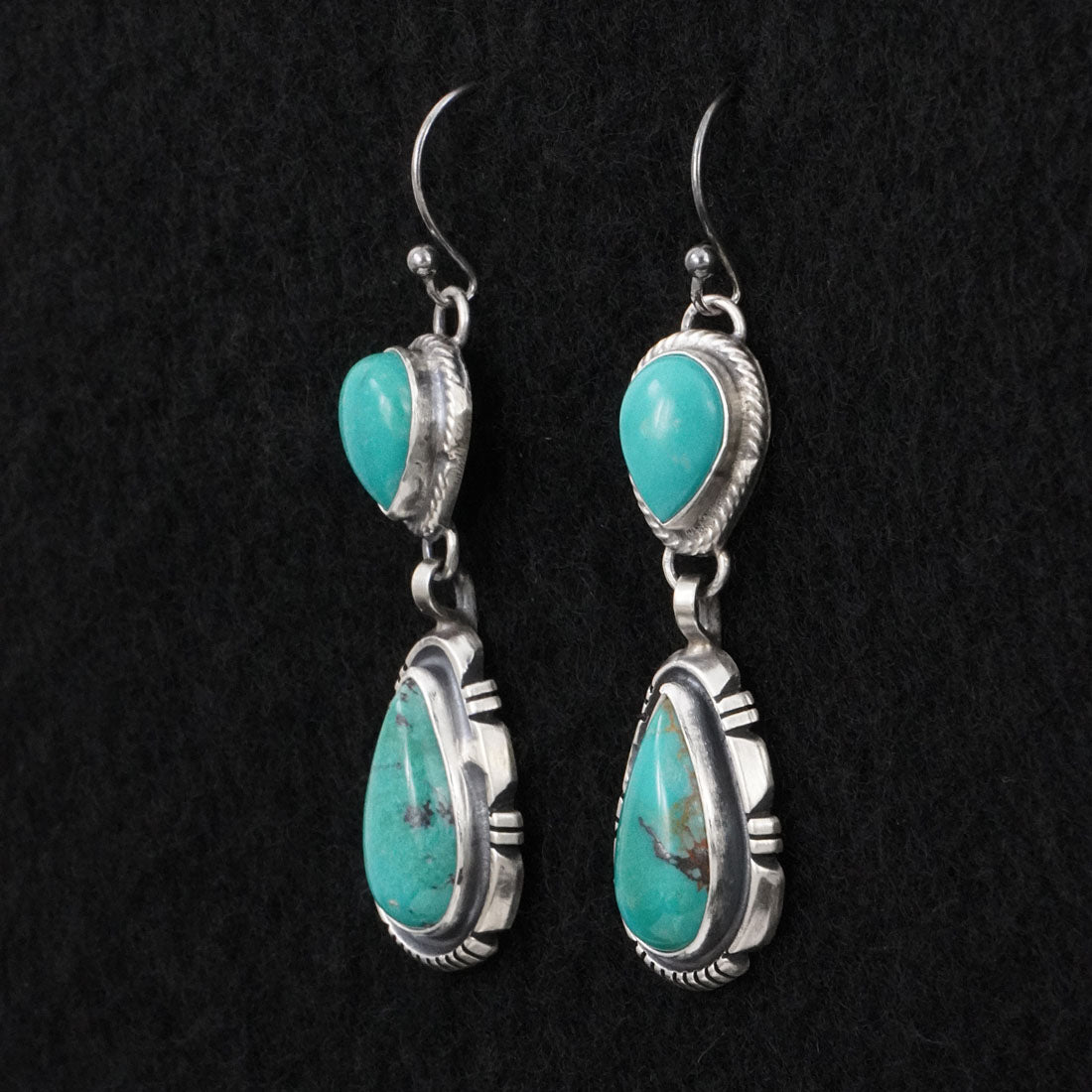 Thomas Francisco Turquoise & Sterling Silver Earrings