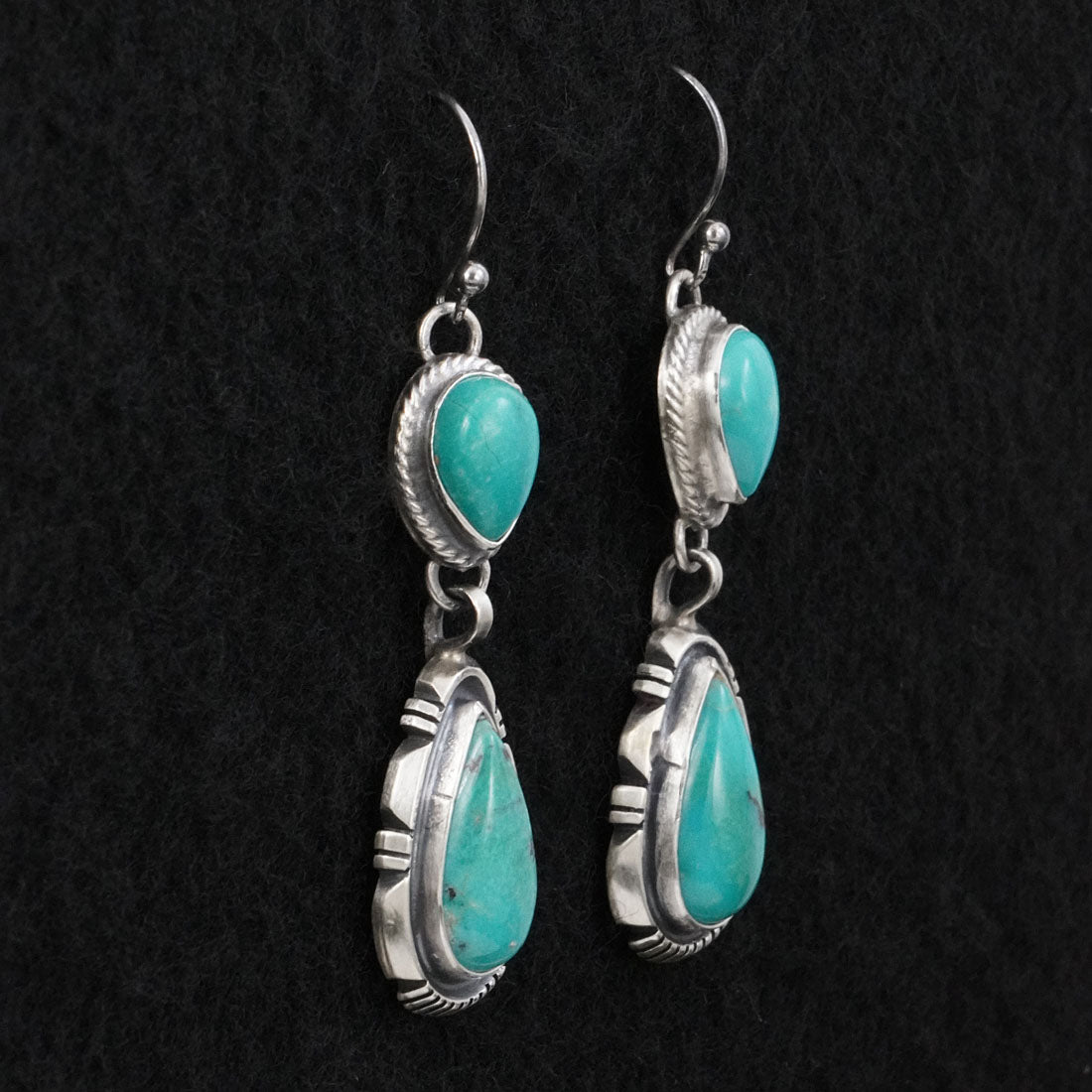 Thomas Francisco Turquoise & Sterling Silver Earrings