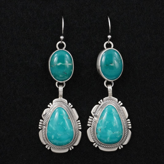 Thomas Francisco Turquoise & Sterling Silver Earrings