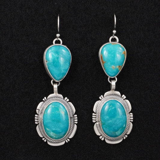 Thomas Francisco Turquoise & Sterling Silver Earrings