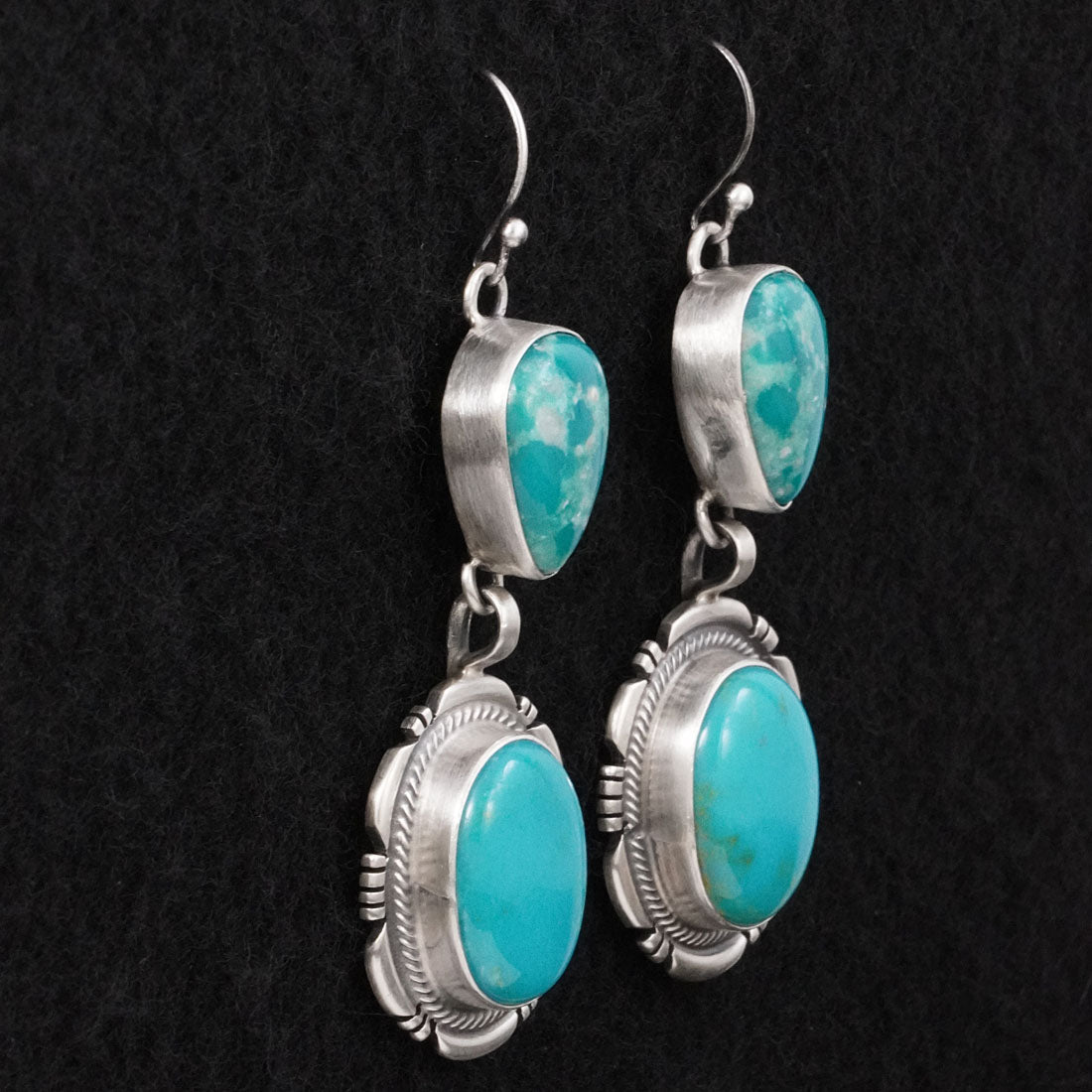 Thomas Francisco Turquoise & Sterling Silver Earrings