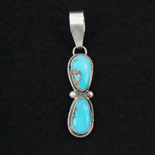 Danny Henio Turquoise & Sterling Silver Pendant