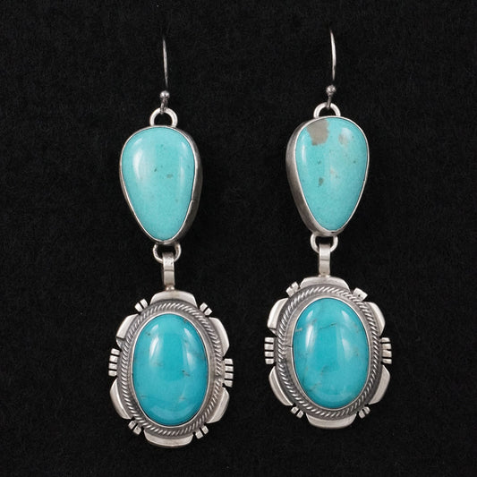 Thomas Francisco Turquoise & Sterling Silver Earrings