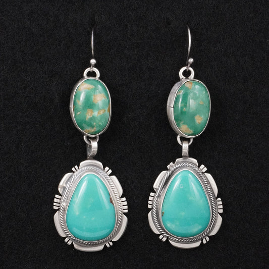 Thomas Francisco Turquoise & Sterling Silver Earrings